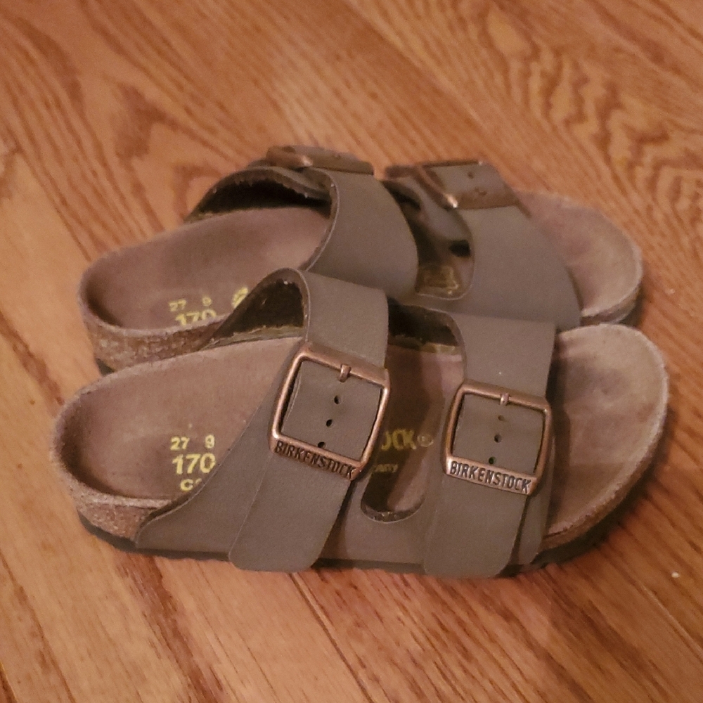 Birkenstock Girls Dark Brown Sandals - Picture 3 of 5